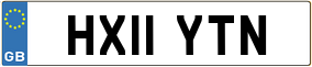 Truck License Plate
